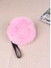 Circle Plush Purse W/ Strap